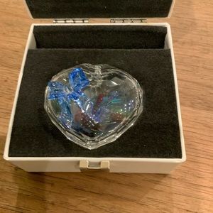 Authentic Swarovski Heart Trinket box with crystals